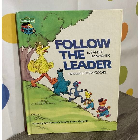 1981 Follow The Leader Sesame Street Book - Picture 9 of 9